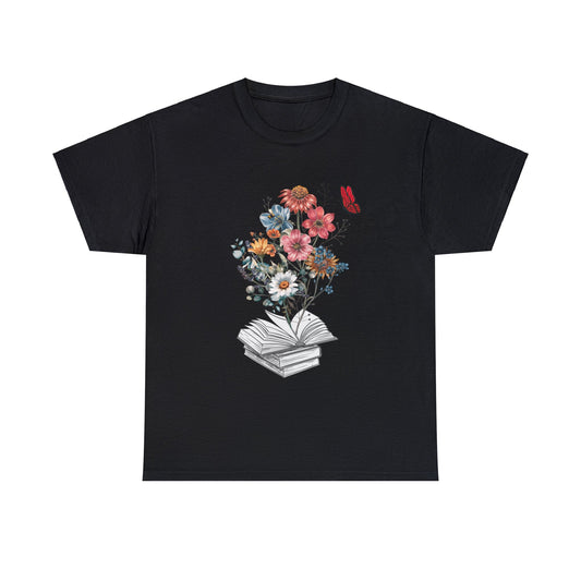 Floral Book Unisex Tee